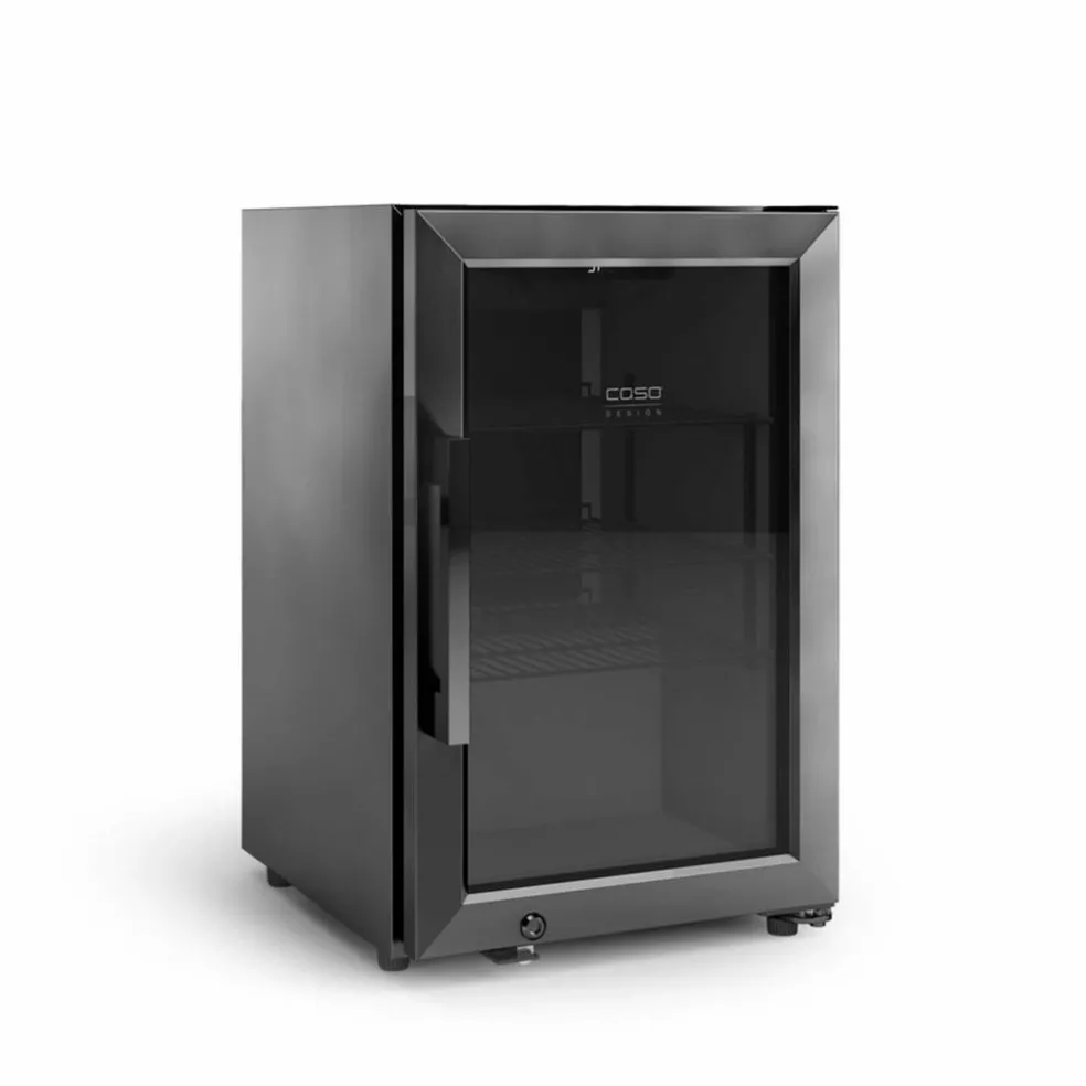 709 BBQ Cooler Deluxe utendørs kjøleskap 63 liter, svart