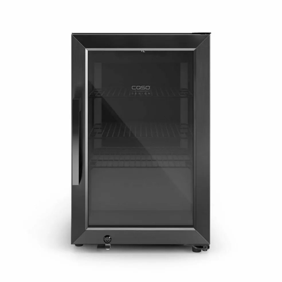 709 BBQ Cooler Deluxe utendørs kjøleskap 63 liter, svart