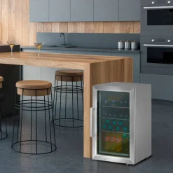 BBQ Cooler 63 liter venstrehengslet, rustfritt stål