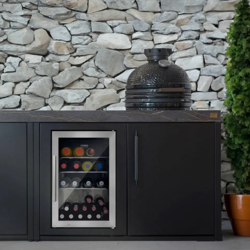 BBQ Cooler 63 liter venstrehengslet, rustfritt stål