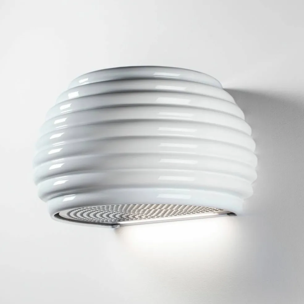 Beehive wall veggventilator, hvit