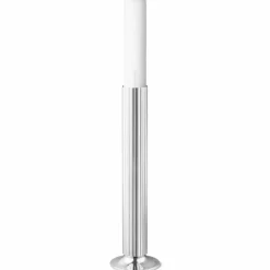 Bernadotte gulvlysestake, rustfritt stål 40cm