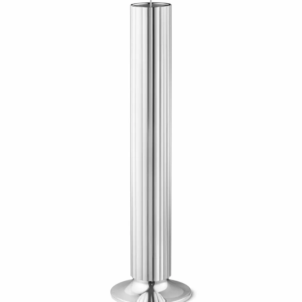 Bernadotte gulvlysestake, rustfritt stål 50cm