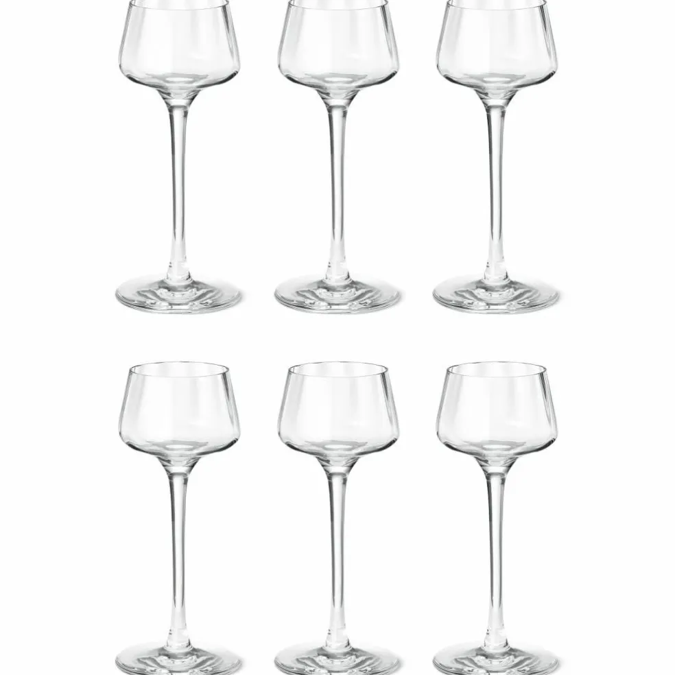 Bernadotte snapseglass 4cl, 6 stk
