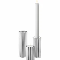 Bernadotte Telysholder Rustfritt Stål, 14 cm