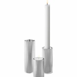 Bernadotte Telysholder Rustfritt Stål, 3 Deler