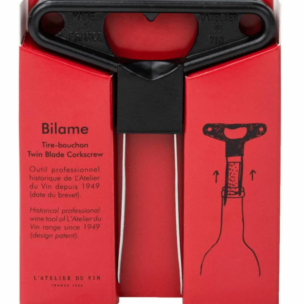 Bilame korketrekker, svart