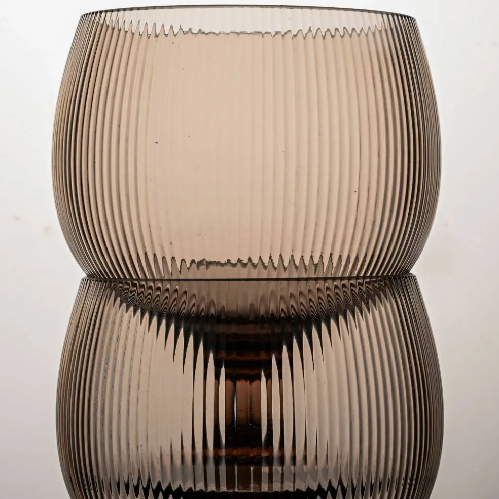 Billi vinglass 4-pakning, brun