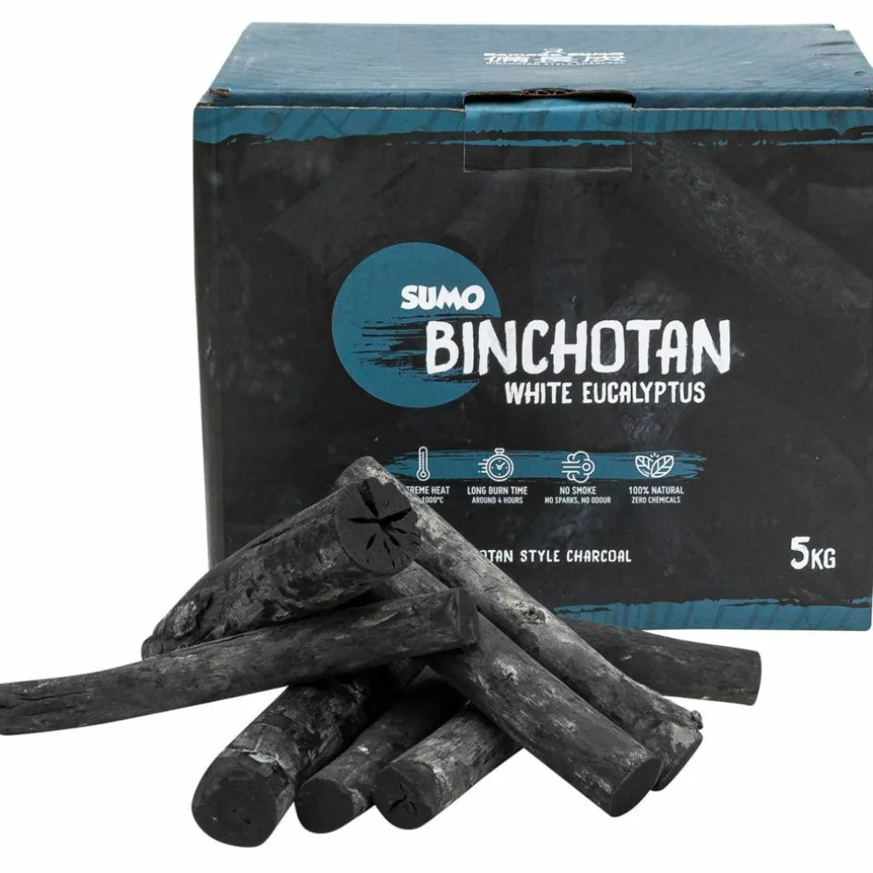 Binchotan Hvit eukalyptuskull 5 kg