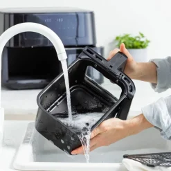Bistro airfryer 8 liter, 2 kurver