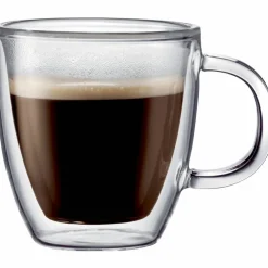BISTRO dobbeltvegget espressoglass m. hank, 2 stk.