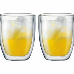 BISTRO Dobbeltvegget krus, 2 stk. - 0,45 l