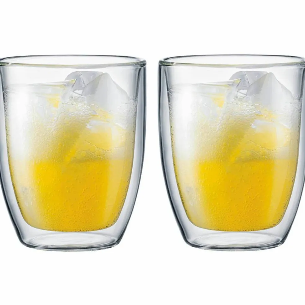 BISTRO Dobbeltvegget krus, 2 stk. - 0,45 l