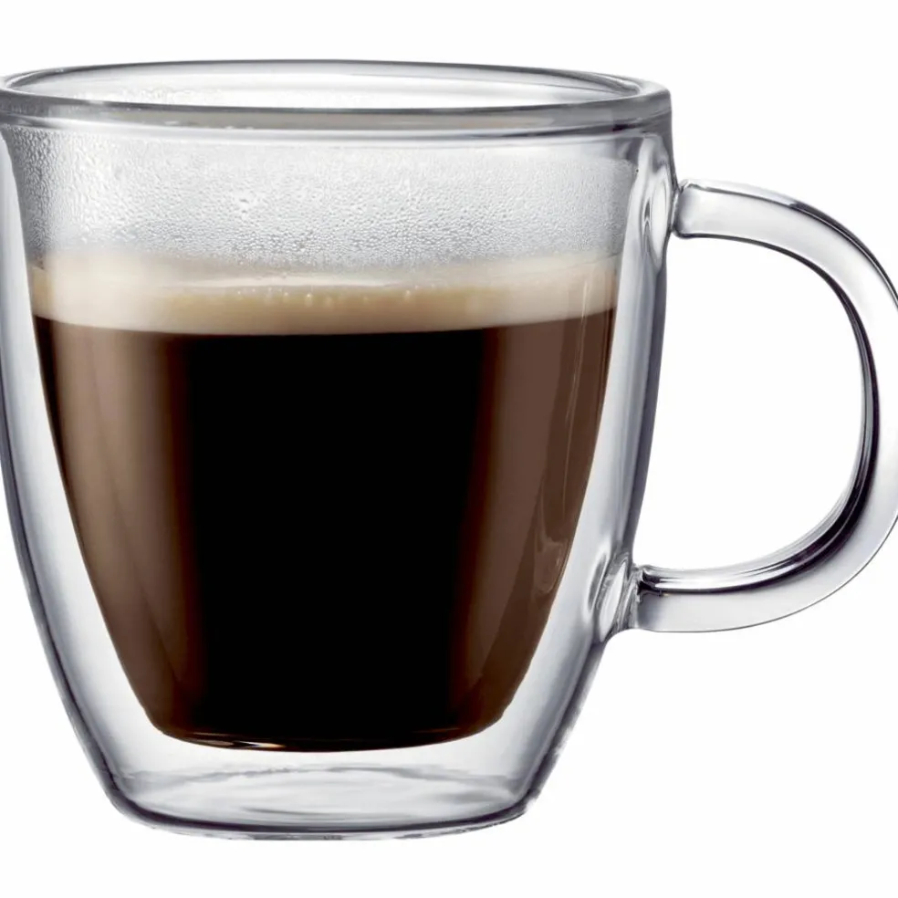 BISTRO, Dobbelvegget krus m. hank, 2 stk. - 0,3 l