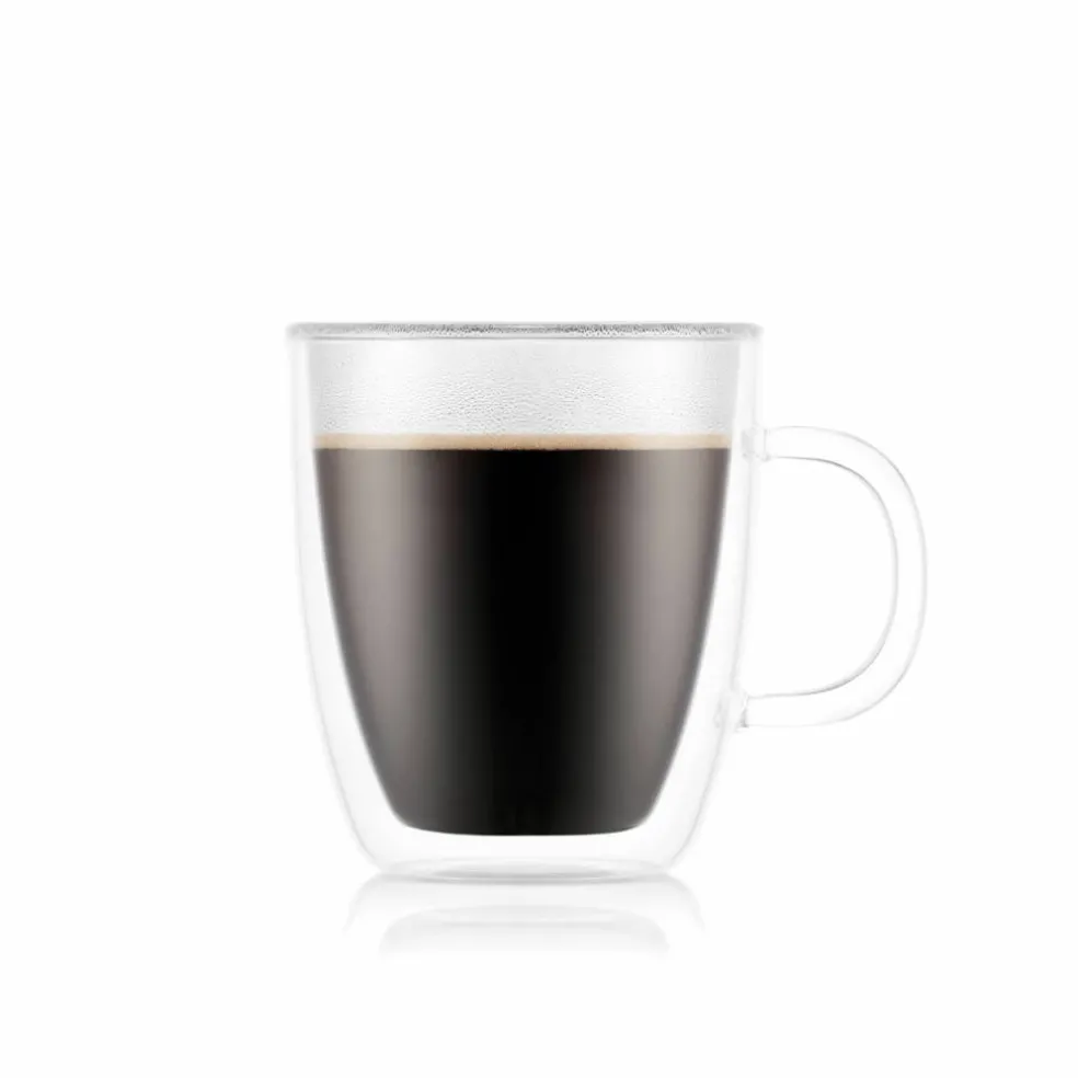 BISTRO, Dobbelvegget krus m. hank, 2 stk. - 0,3 l