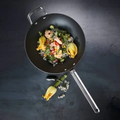 Black Iron Wokpanne karbonstål 30 cm