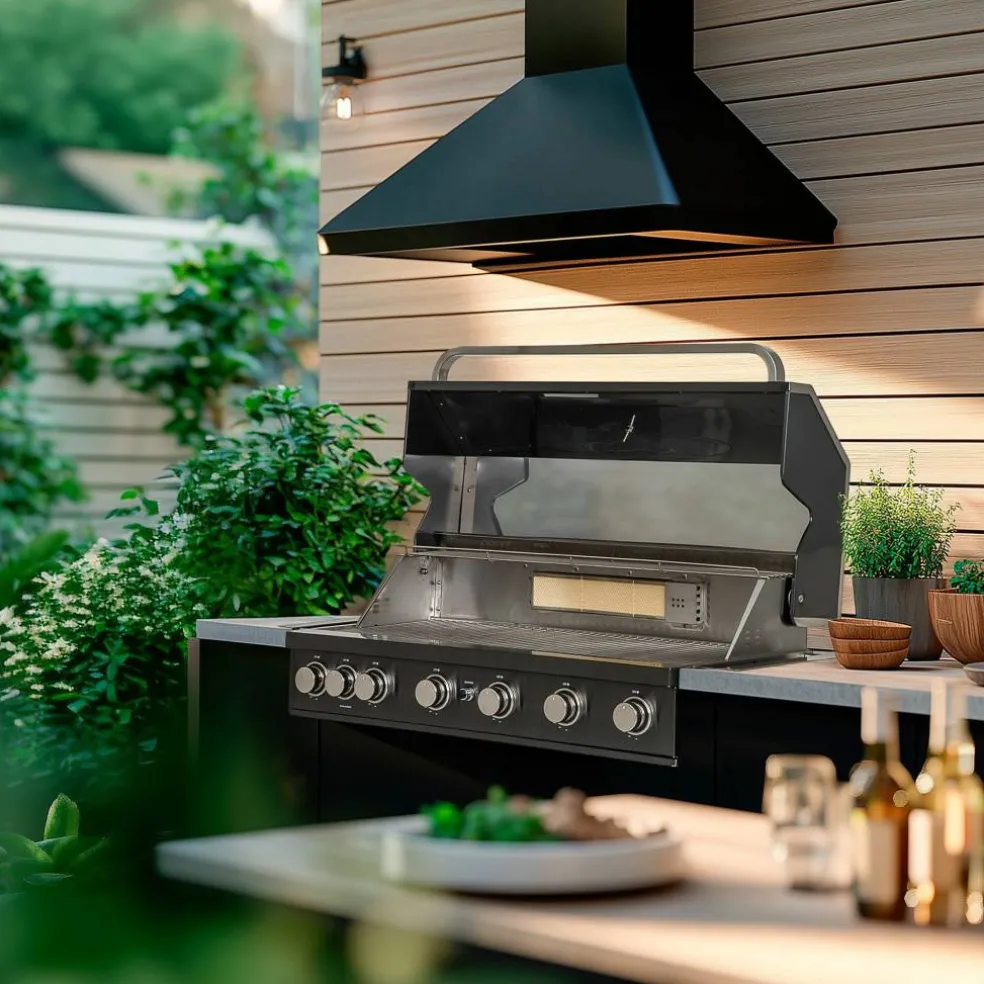 Black Jewel 6 innebygd gassgrill