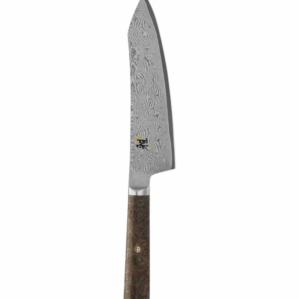 BLACK 5000MCD Rocking Santoku Japansk kokkekniv 18cm