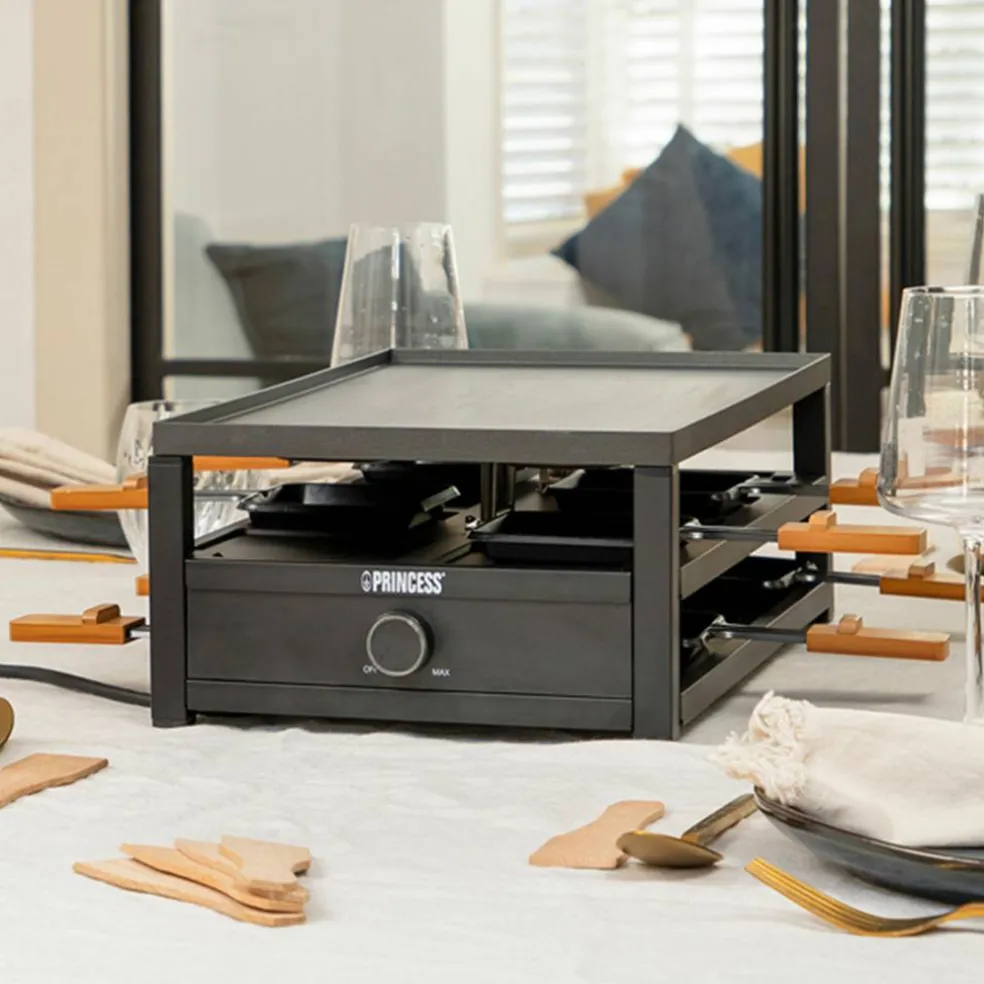 Black Steel Raclette, 8 personer