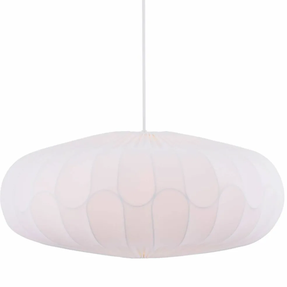 Bladverk lampeskjerm 70 cm, hvit