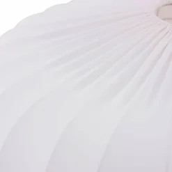 Bladverk lampeskjerm 70 cm, hvit
