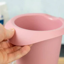 Blandebolle 1 liter, hvit/blå