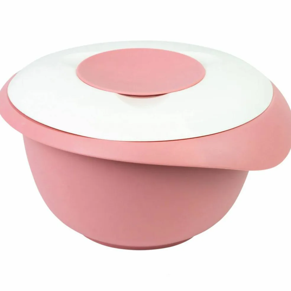 Blandebolle 2,5 liter, rosa/hvit