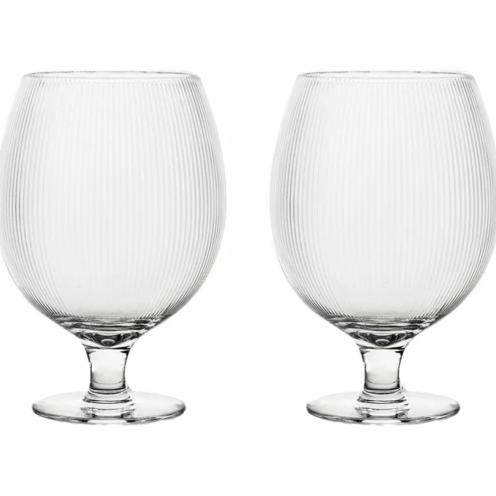 Blanka ølglass, 2 stk.
