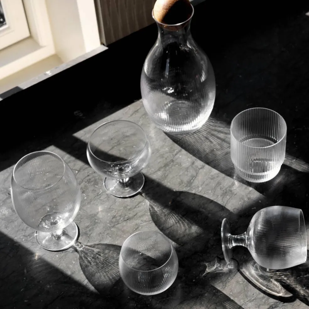 Blanka ølglass, 2 stk.