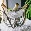 Blekksprutstativ med glassbolle