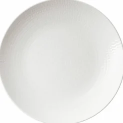Blå Eld tallerken 19 cm, hvit