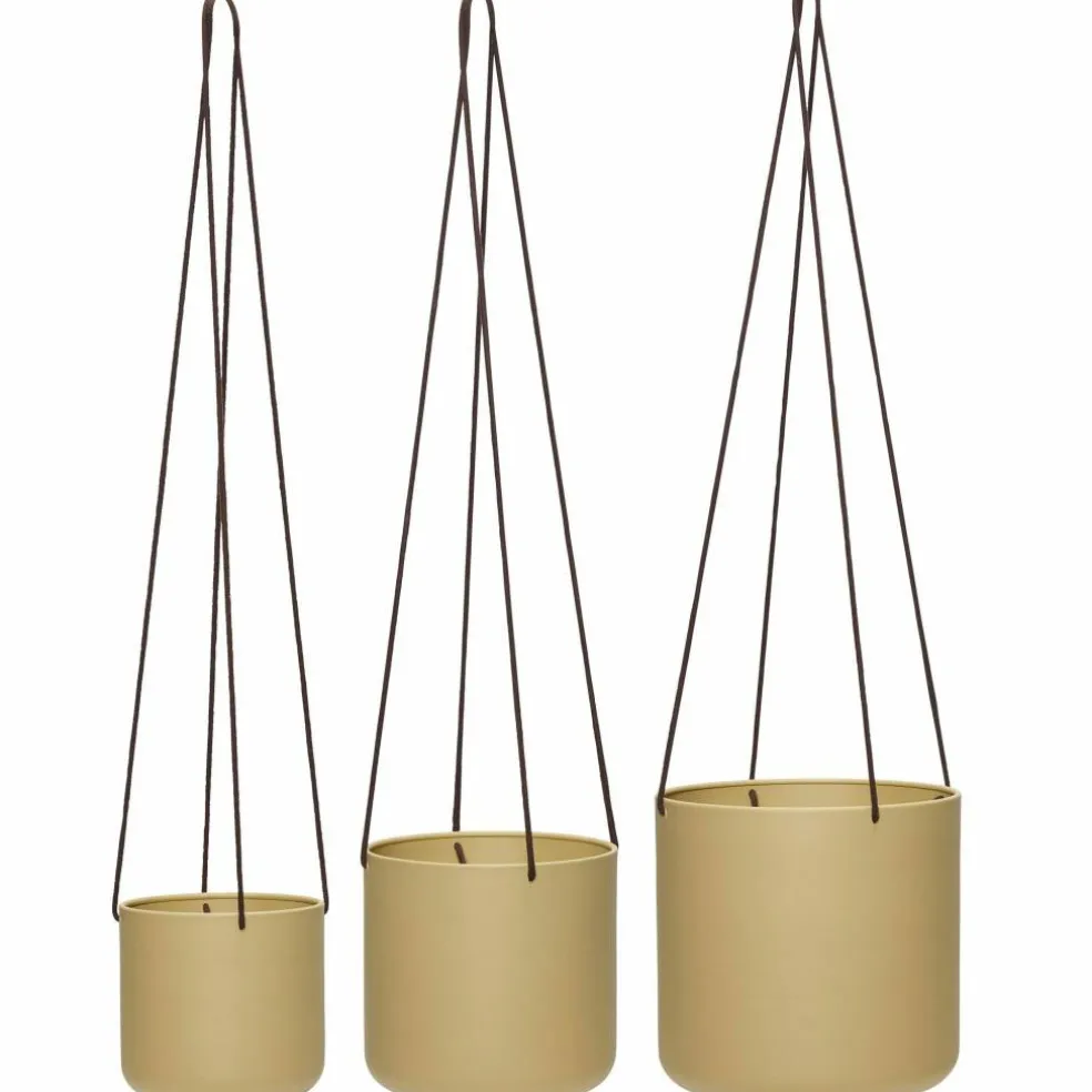 Bloom hengende blomsterpotte 3 stk, beige
