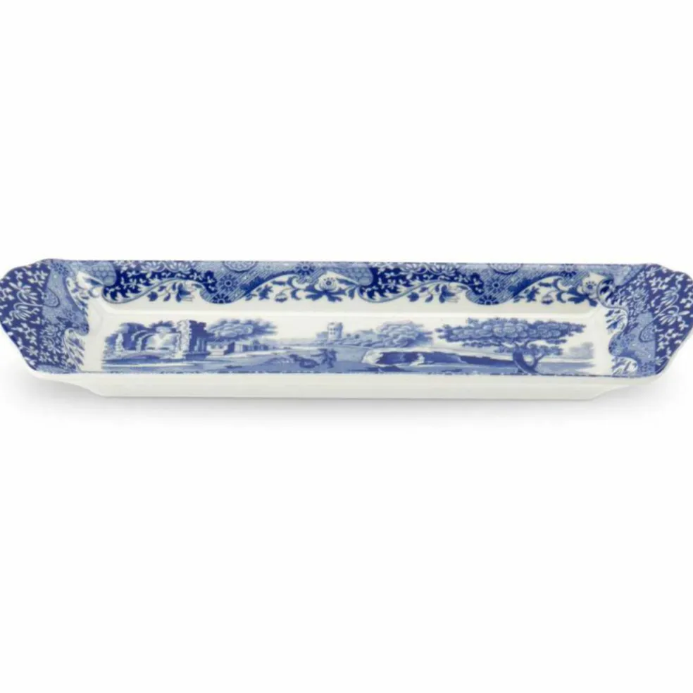 Blue Italian Brett Melamin 38,5 x 16,5 cm