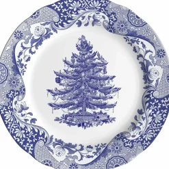 Blue Italian Christmas Tree tallerken 27 cm
