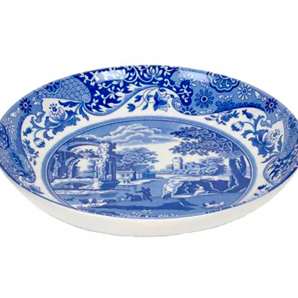 Blue Italian Pastatallerken 23 cm