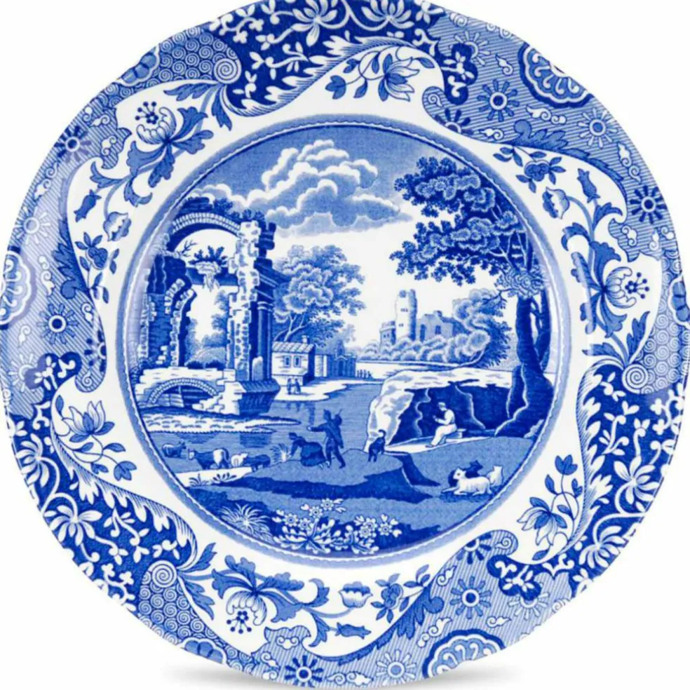 Blue Italian Tallerken 27 cm