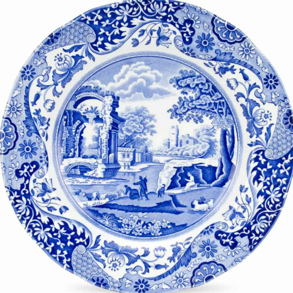 Blue Italian Tallerken 27 cm
