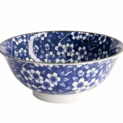Blue Sakura ramenskål, 1600 ml