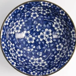 Blue Sakura ramenskål, 1600 ml