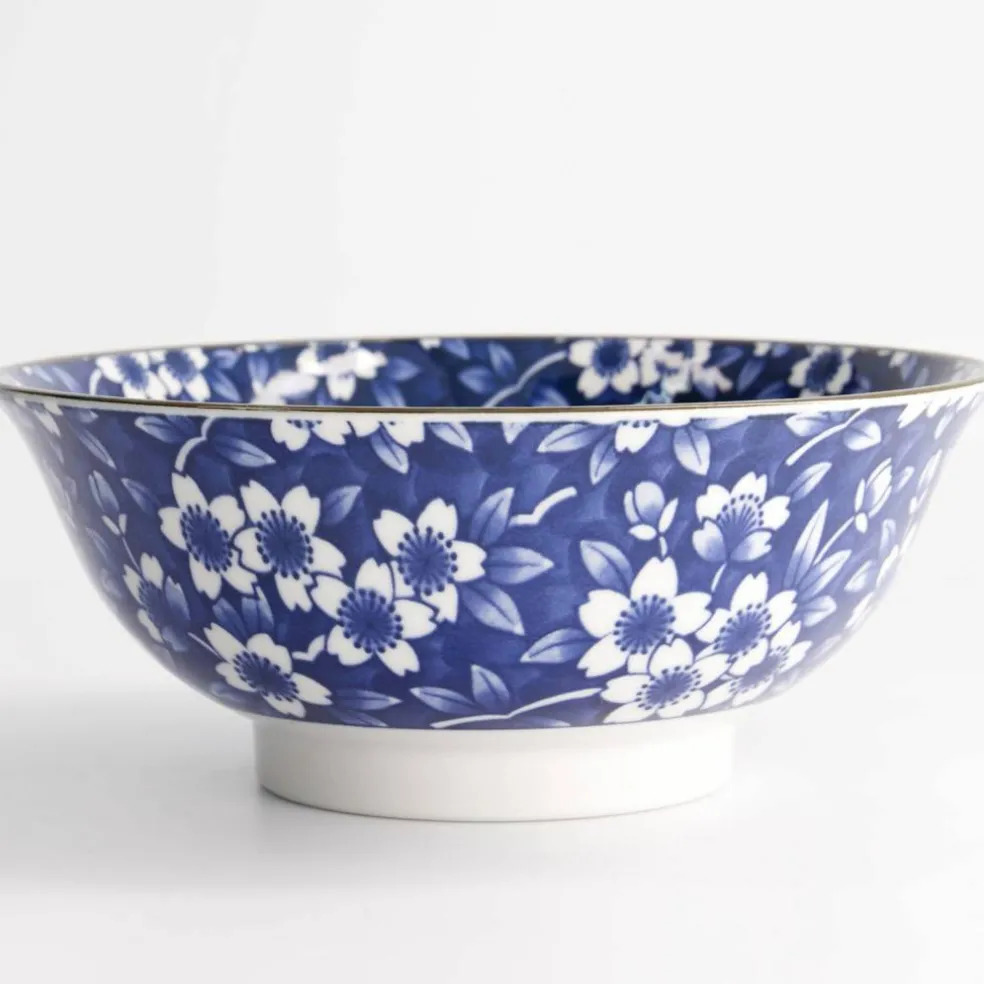 Blue Sakura ramenskål, 1600 ml