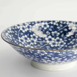 Blue Sakura ramenskål, 1600 ml