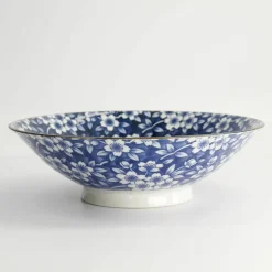 Blue Sakura ramenskål, 1600 ml
