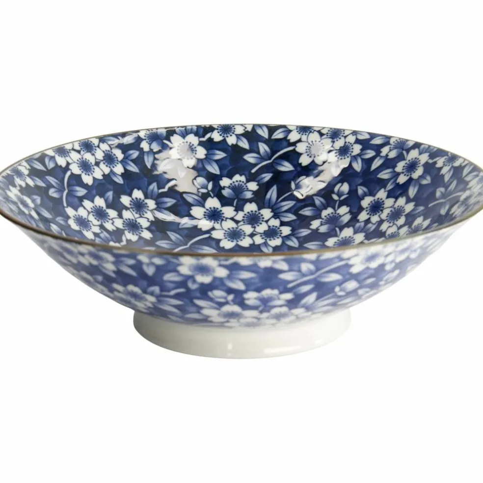 Blue Sakura ramenskål, 1300 ml