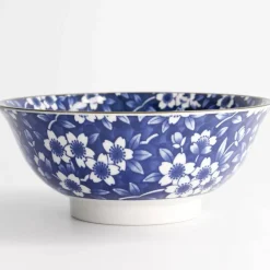 Blue Sakura ramenskål, 1300 ml