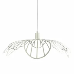 Blumen pendellampe, pearl white