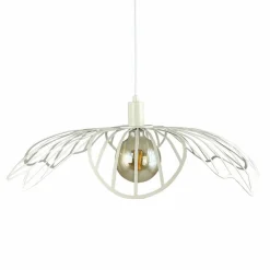 Blumen pendellampe, pearl white