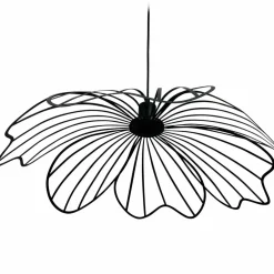 Blumen pendellampe, pearl white