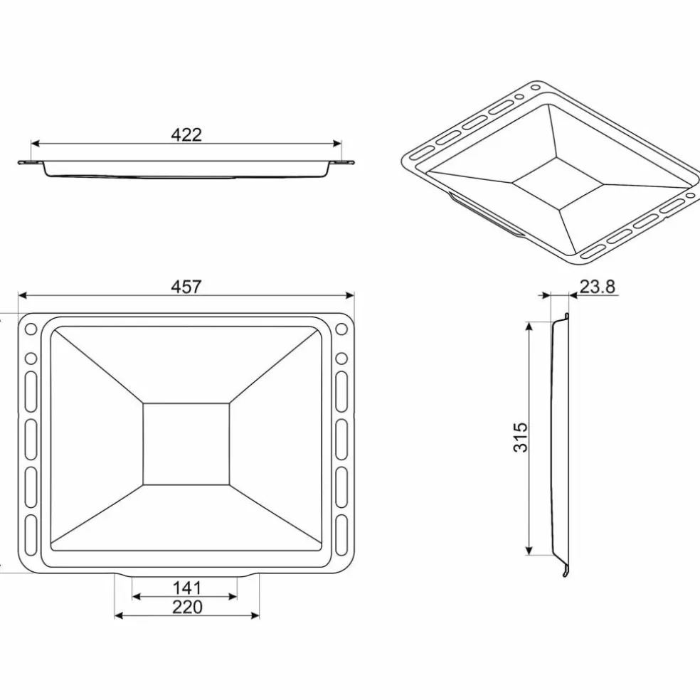 BN620-1 Bakeplate, 20 mm