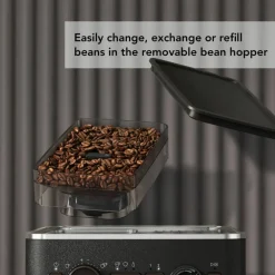 Bønnebeholder for semiautomatiske espressomaskiner