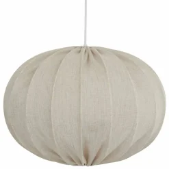Boll 65 taklampe lin, hvit